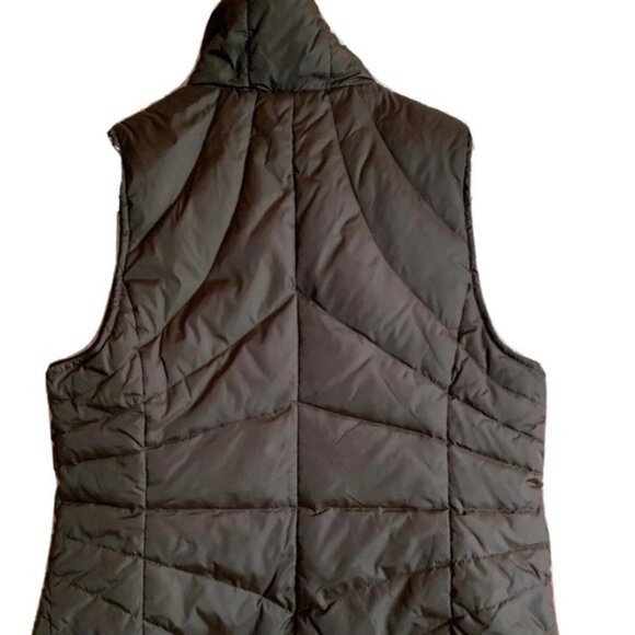 Kenneth Cole Reaction Womens Quilted Black Puffer Vest S/CH Lightweight - Picture 7 of 9
